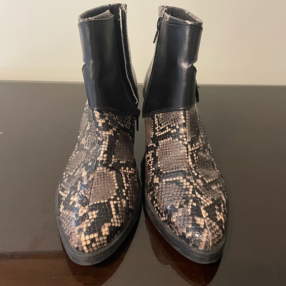 Snake print cowboy boots 2inch heels size EUR39 - Picture 5 of 5